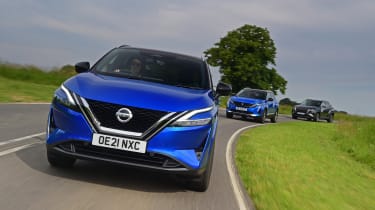 Nissan Qashqai vs Peugeot 3008 vs Hyundai Tucson